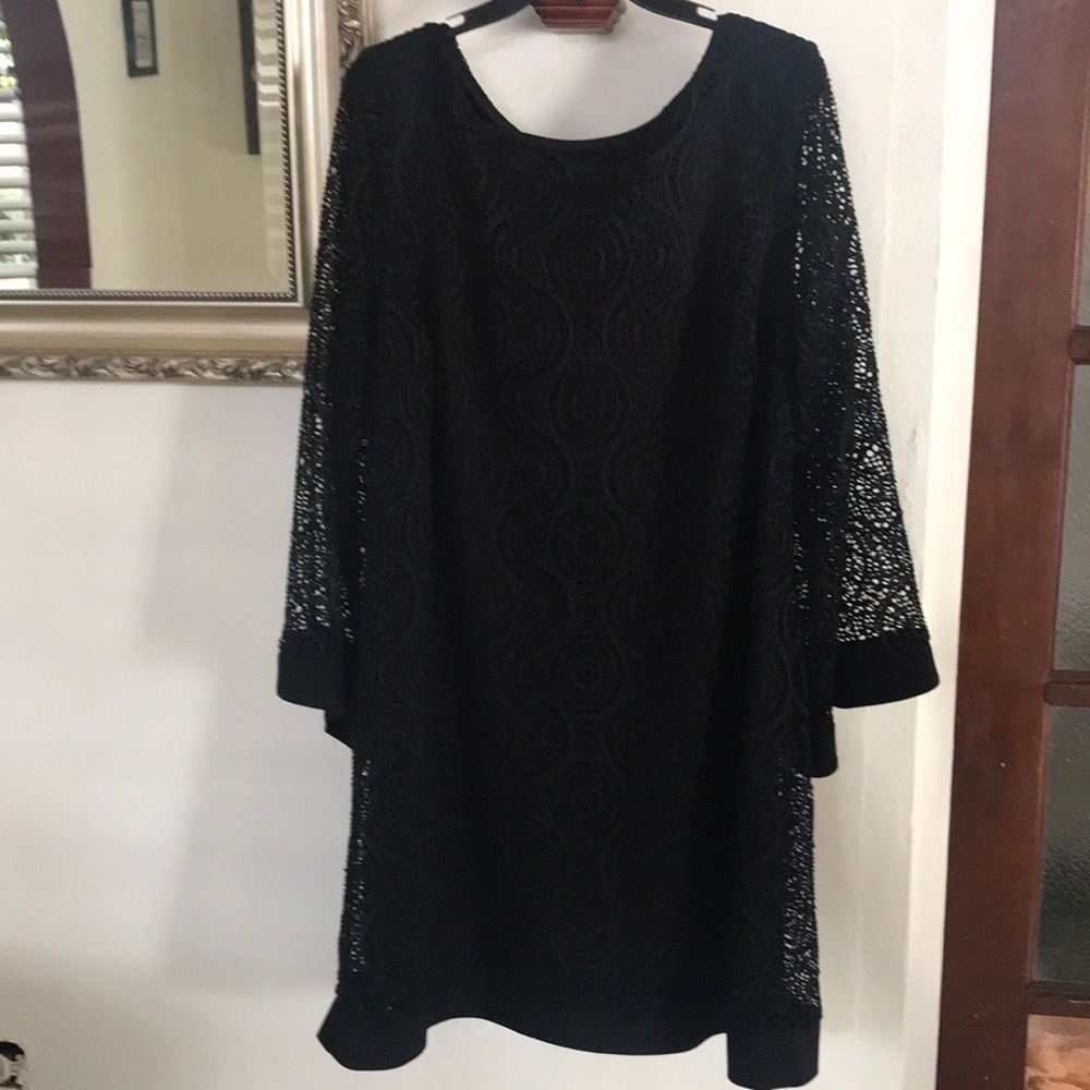 SOHO black dress long sleeves